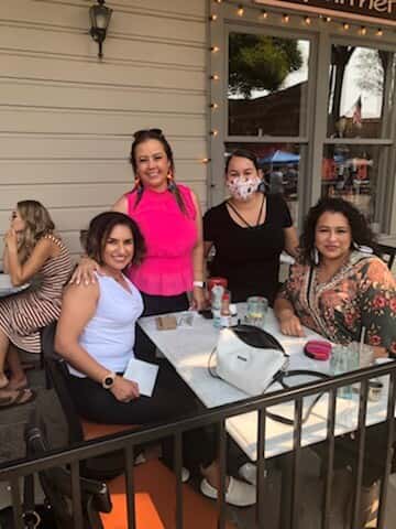 Happy Customers patio dining