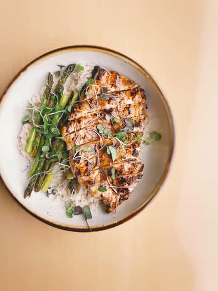 chicken with asparagus