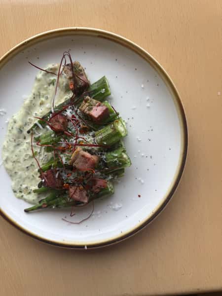 Charred Okra
