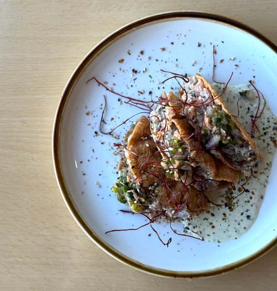 Ahi Tuna Wonton Tacos