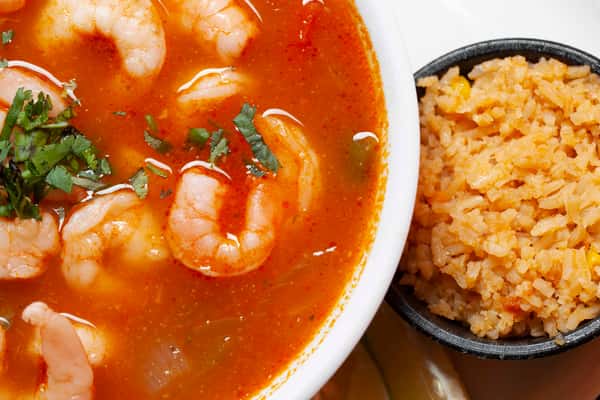 Sopa de camarones