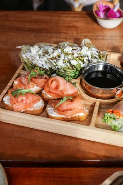 Smoke Salmon Toast