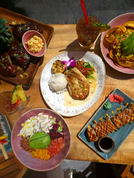 table of food