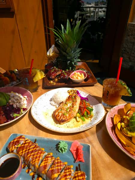 table of food