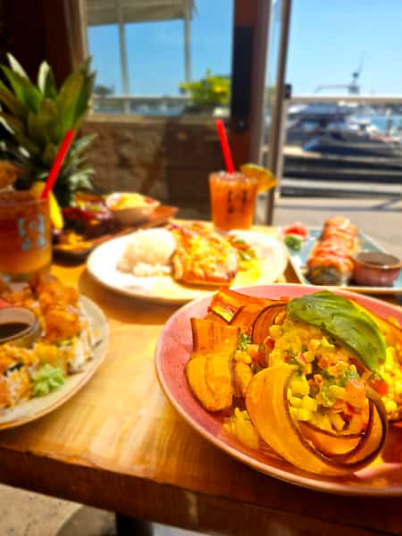 table of food