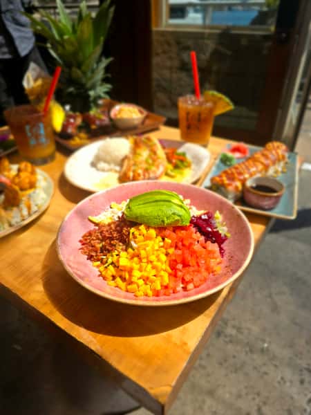 table of food