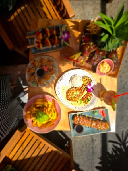table of food