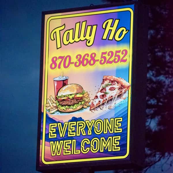 Restaurant exterior signage