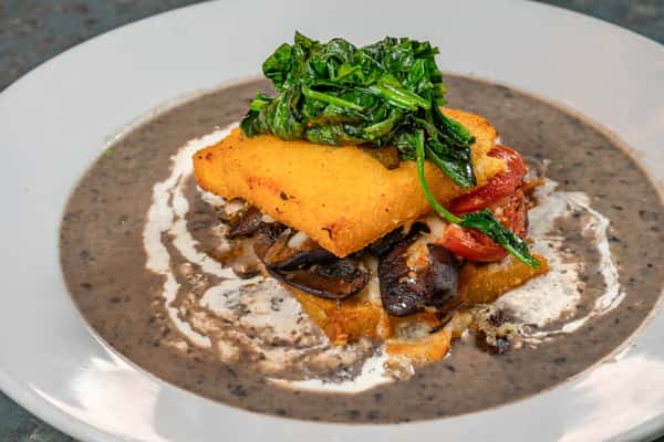 Polento Vegetarian Tower