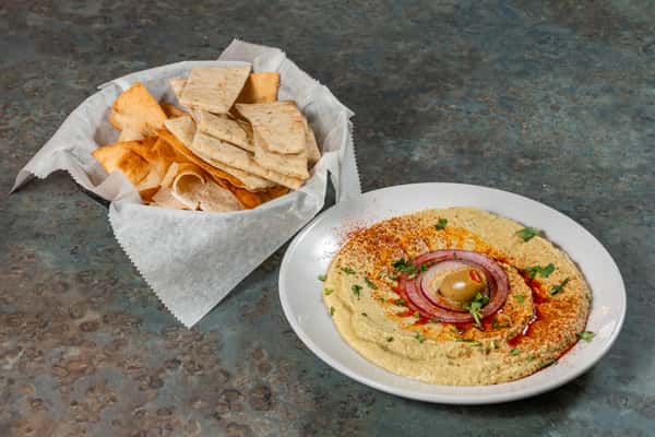 Roasted Pablano Cilantro Hummus