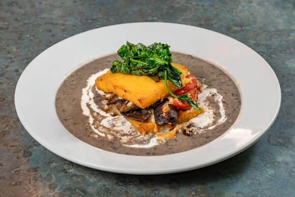 Polento Vegetarian Tower
