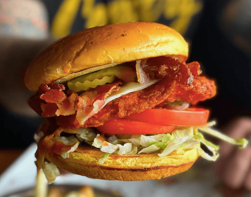 Buffalo Chicken Club Sandwich