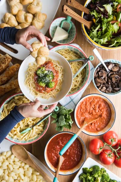 Build Your Own Pasta Feast - Family Dinner For 4