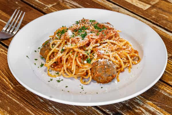 .Spaghetti meatballs