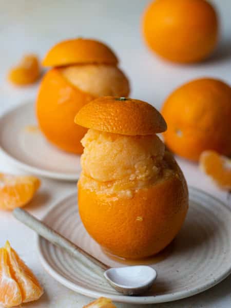 Orange sorbet