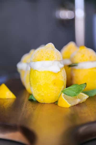 Lemon sorbet