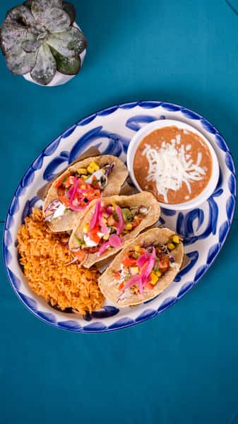 Beer Battered Fish Taco Plate (3)