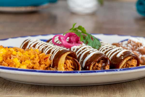Chicken Mole Enchiladas 