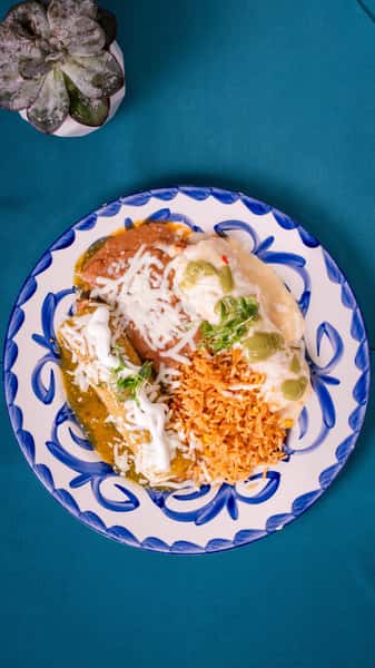 SEAFOOD ENCHILADAS