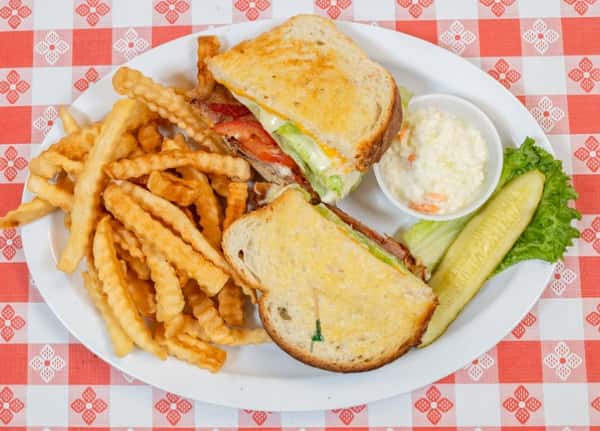 Blondie's Dagwood Ham & Turkey Sandwich