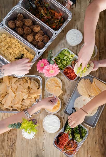 Vegetarian Taco Bar