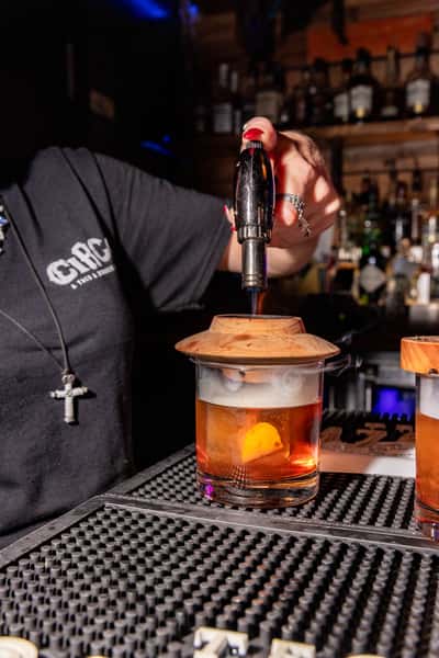 Smoked Bourbon Old Fashioned