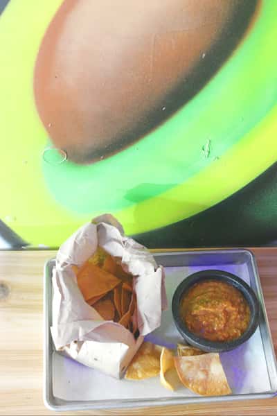 Chips and Salsa Rojo