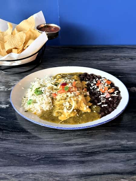 Lunch Spinach Enchilada