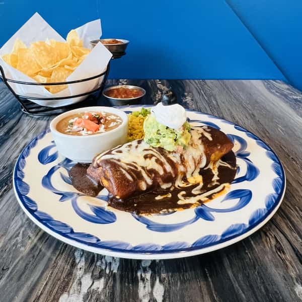 Lunch Chicken Fajita Burrito