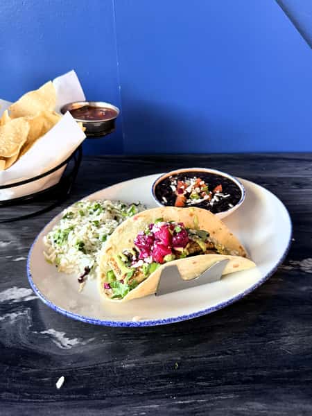 Lunch Seabass Taco