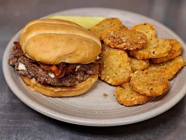 Peanut Butter Bacon Burger