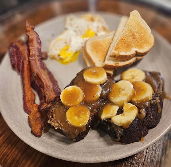 Banana Bread French Toast Meal