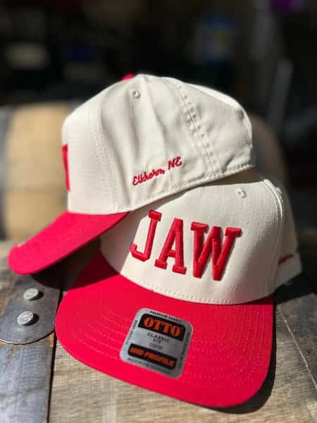 JAW Red & White Ball Cap