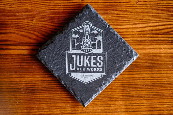 JAW Slate Coaster (SQUARE - Black)