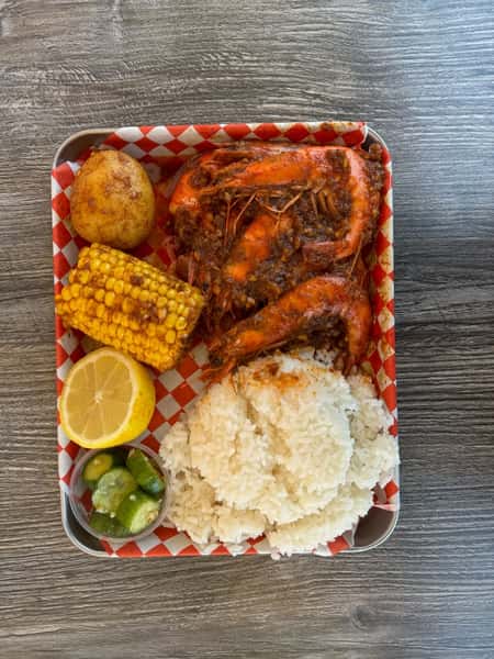 Traditional Shrimp Bayou Bento