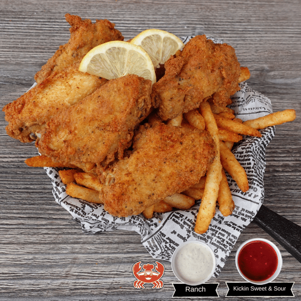 Chicken Wings (6 pcs) Basket