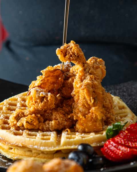 Chicken & waffles