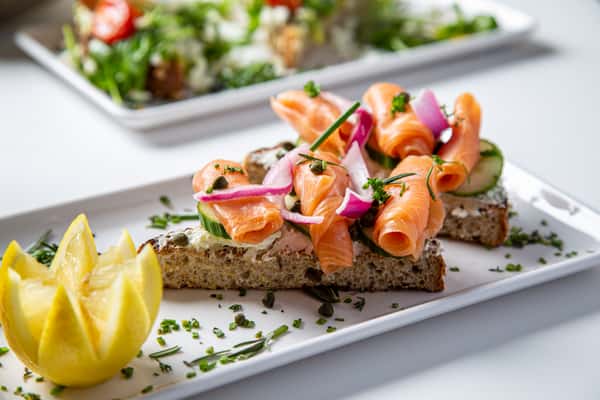 Lox Toast Bites