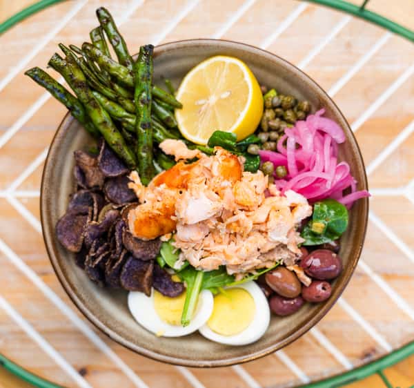Salmon Nicoise Salad