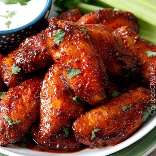 Hot or BBQ Chipotle Wings