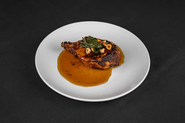Double Cut Smoked Pork Chops With Sauce