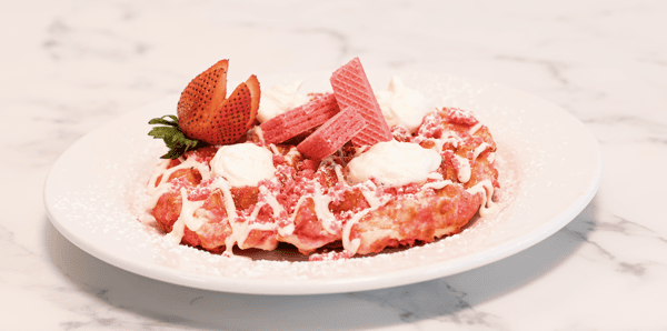 Strawberry Biscuit Waffle