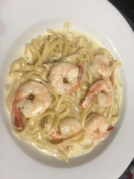 Shrimp Fettuccine all' Alfredo
