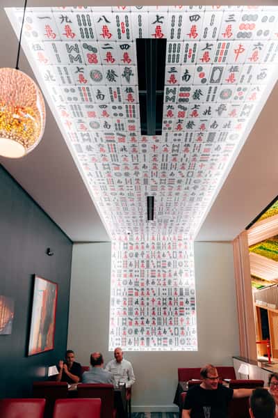 mah jong tile ceiling