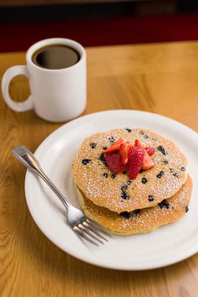 blueberry pancakes