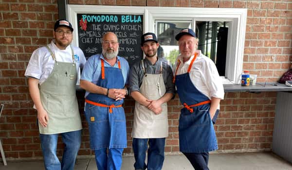The Giving Kitchen event held at Pomodoro Bella 2021