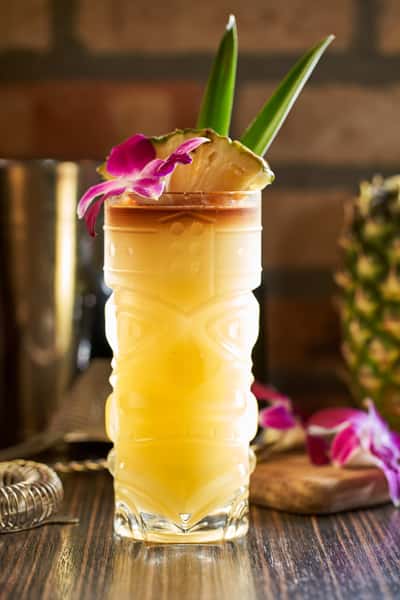 Try our signature cocktail, the Frozen Thai Mai