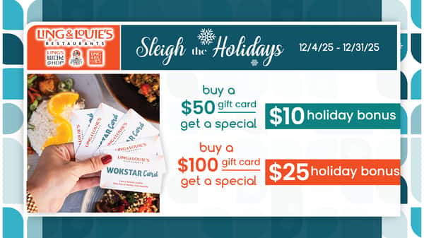 Sleigh the Holidays Gift Card Offer