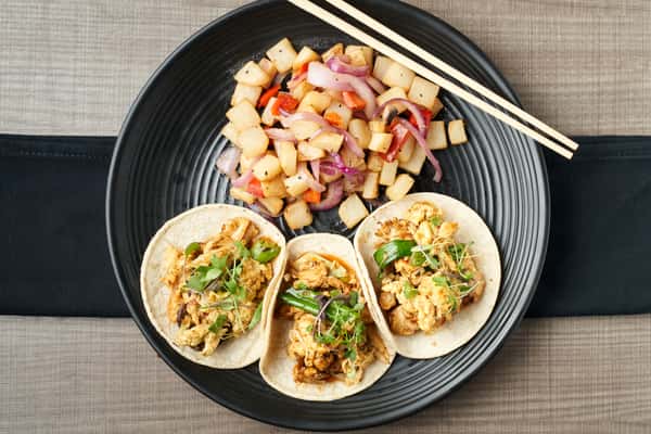 Mu Shu Chicken Tacos