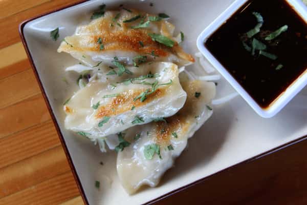 PanSeared Potstickers Happy Hour Menu Ling & Louie's Asian Bar and